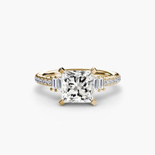 Setting Gold with Gemstone – side view