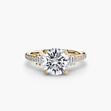 Gemstone Setting -ct Gold – front view