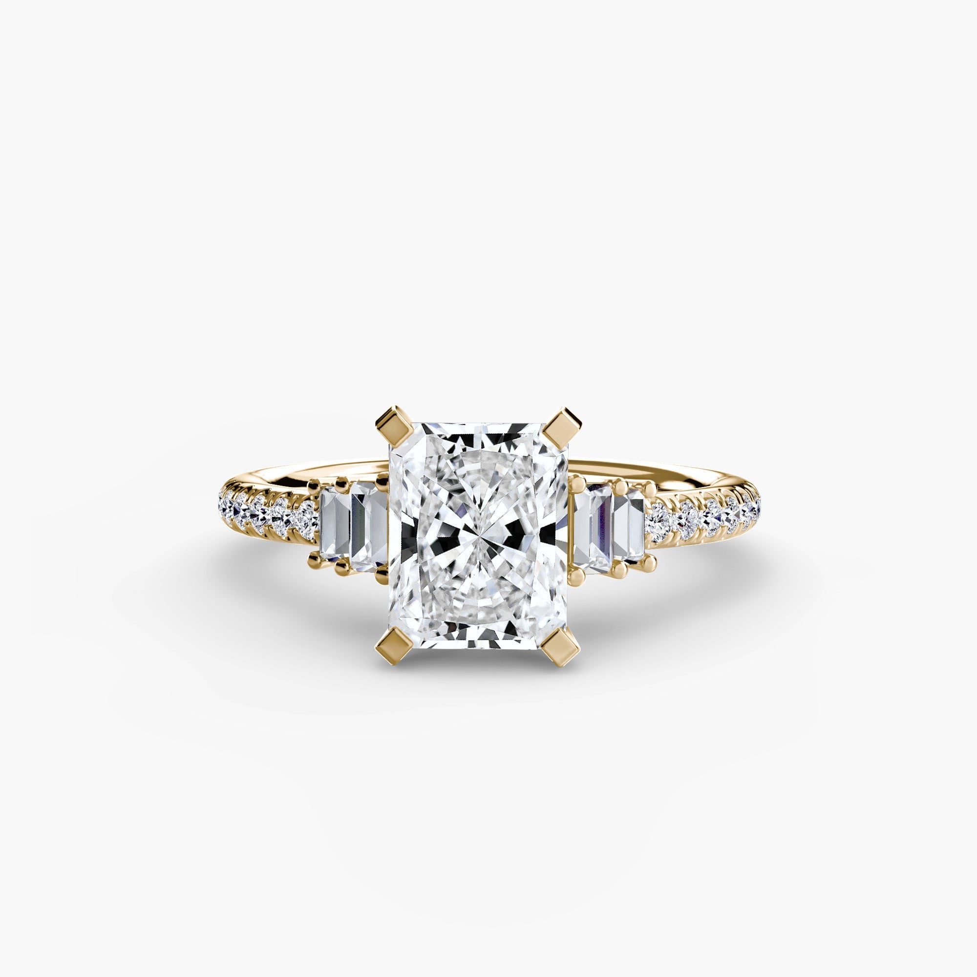 Earth-Mined Gemstone Setting ct Gold – alternate view