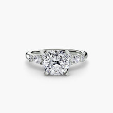 Setting Gold with Precious Stone – angle view