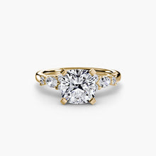 Real Precious Stone Setting ct Gold – angle view