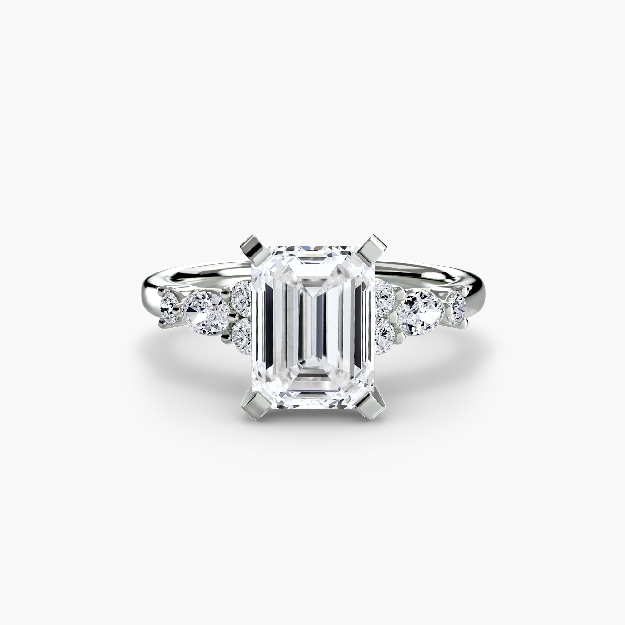 Precious Stone Setting -ct Gold – back view