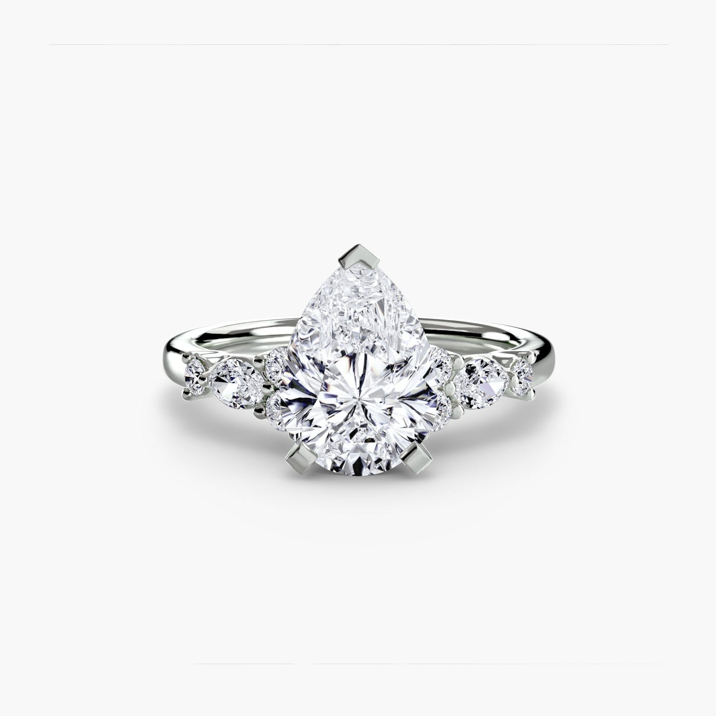 Setting Gold with Precious Stone – top view