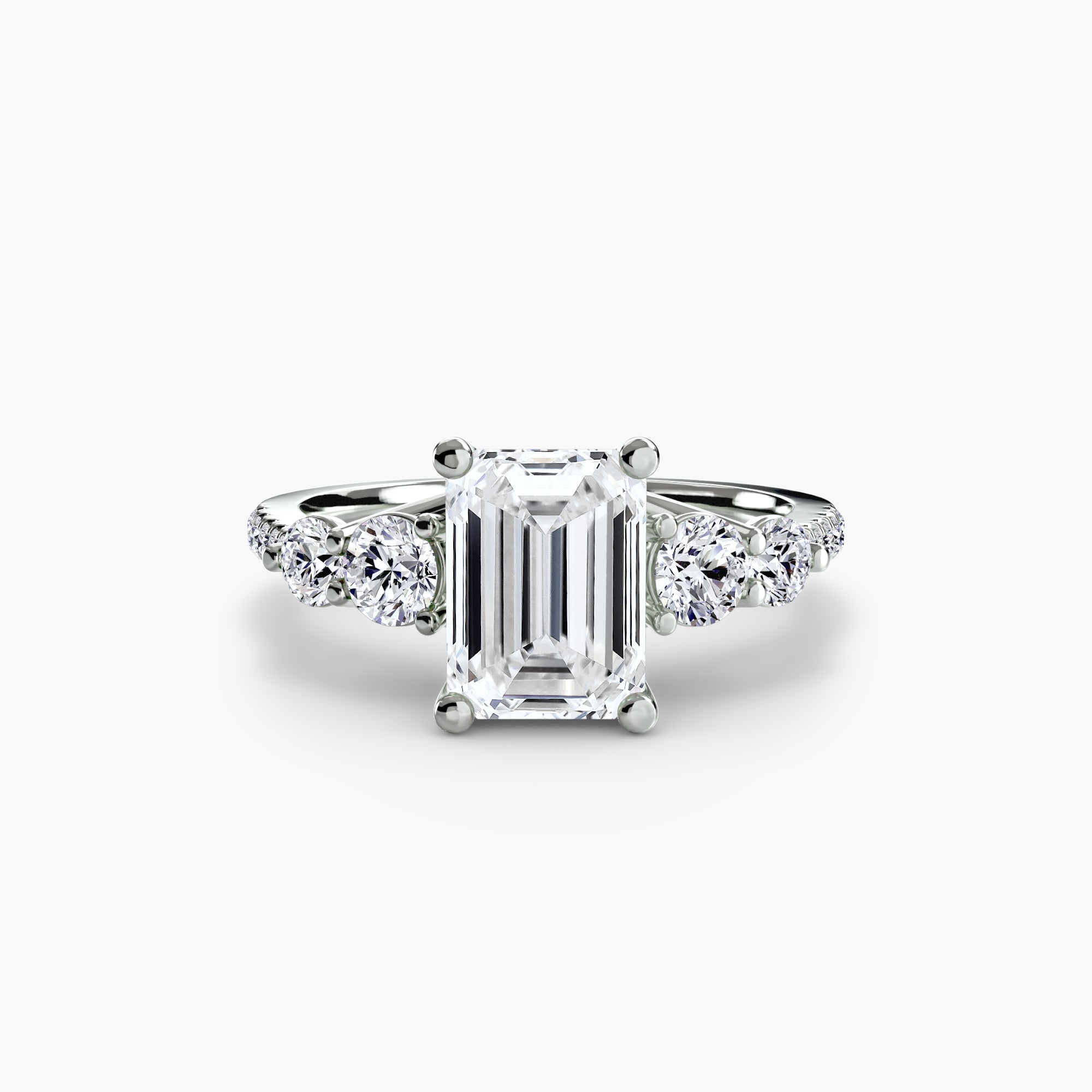 Brilliant Diamond Setting 0.49-ct Gold – back view