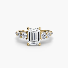 Brilliant Diamond Setting 0.49-ct Gold – back view