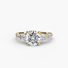 Authentic Brilliant Diamond Setting – front view