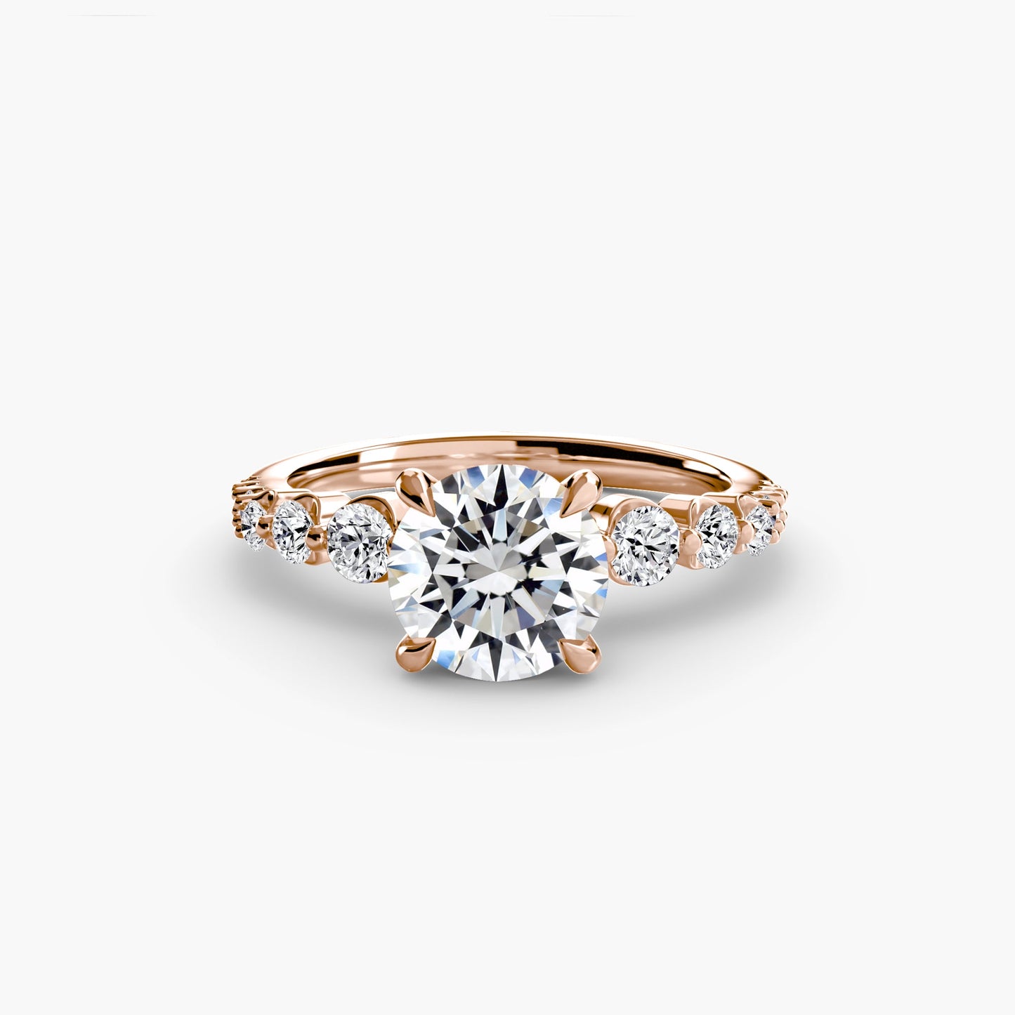 Sophisticated Diamond Setting 0.45 ct – angle view