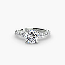 Real Diamond Setting 0.45 ct Gold – detail view
