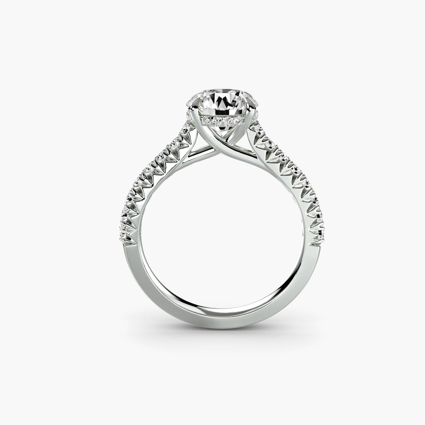 Gemstone Setting -ct Gold – front view