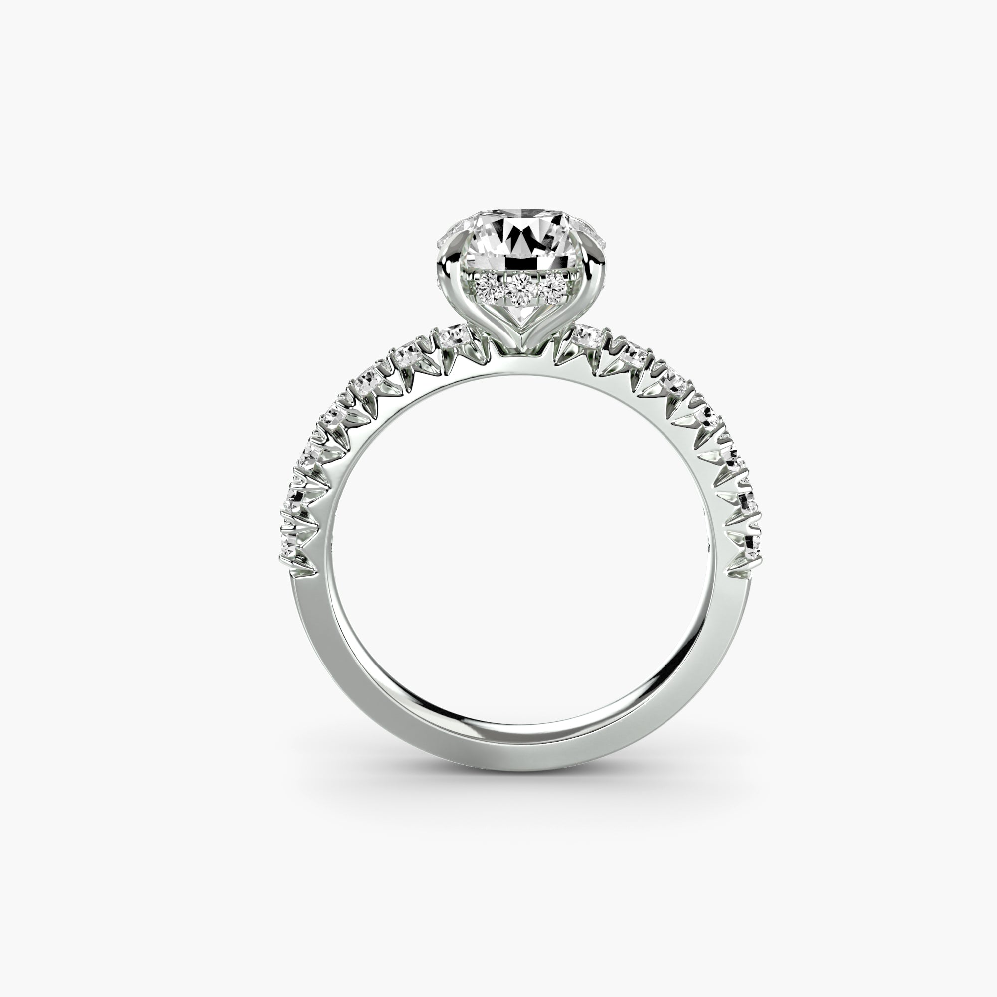 Genuine Gemstone Setting – front view