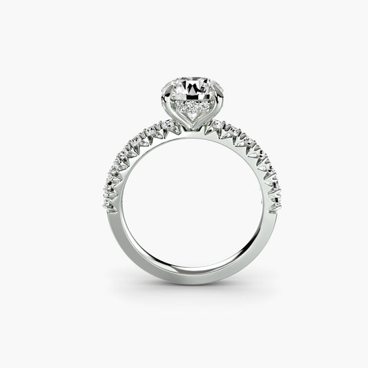 Genuine Gemstone Setting – front view