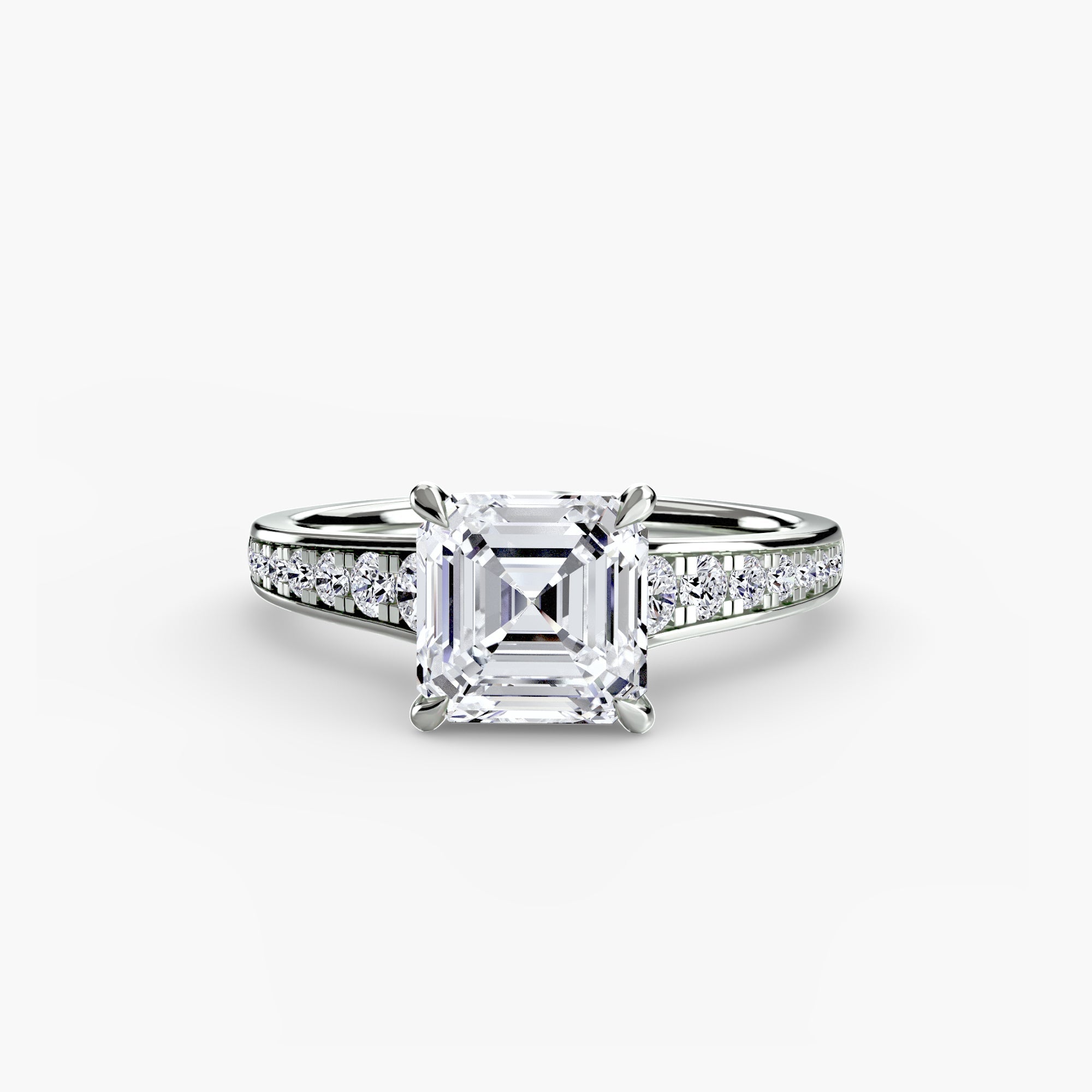 Setting Gold with Precious Stone – close-up