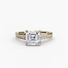 Setting Gold with Precious Stone – close-up