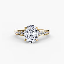 Earth-Mined Precious Stone Setting ct Gold – profile view