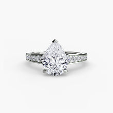 Setting Gold with Precious Stone – top view