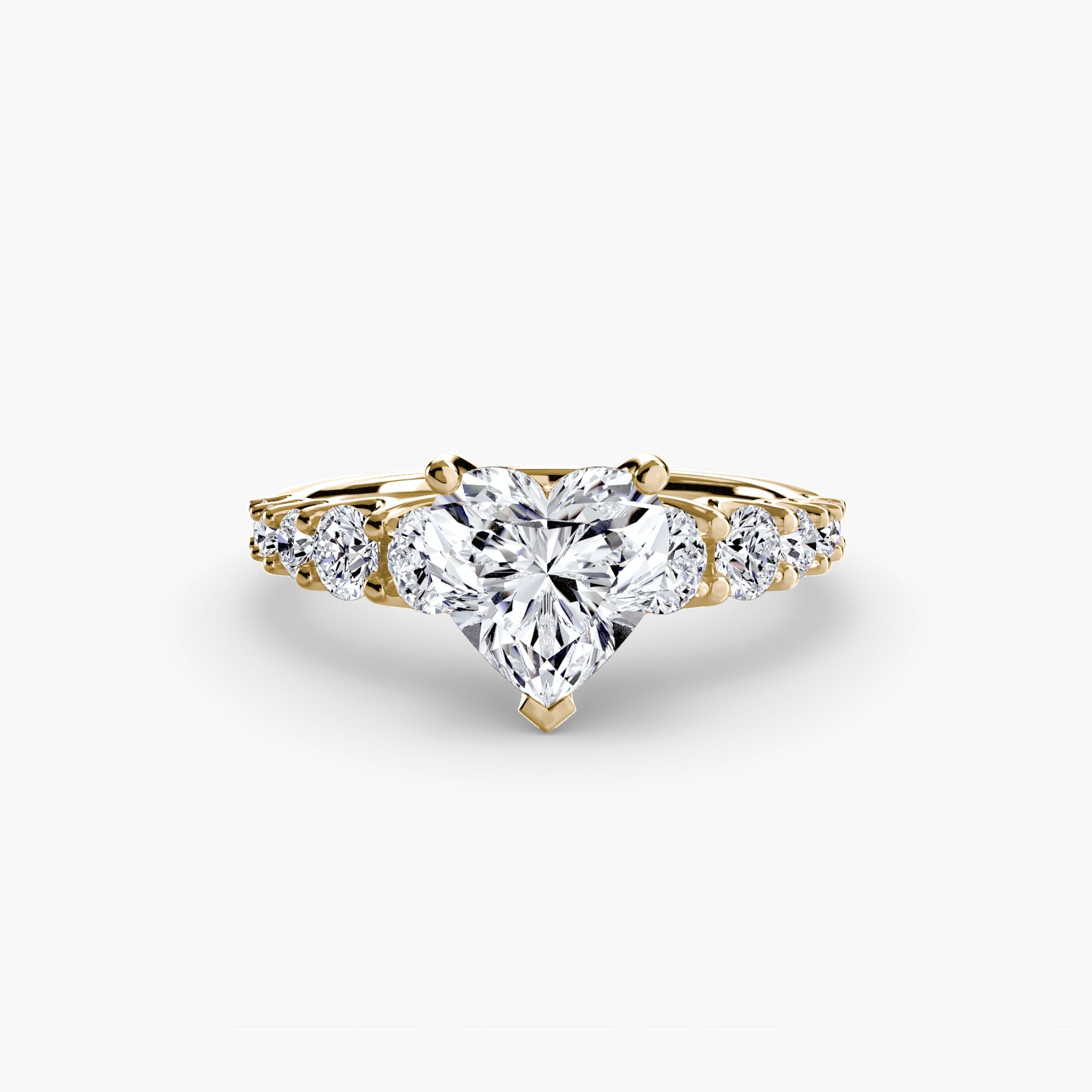 Natural Brilliant Diamond Setting – detail view