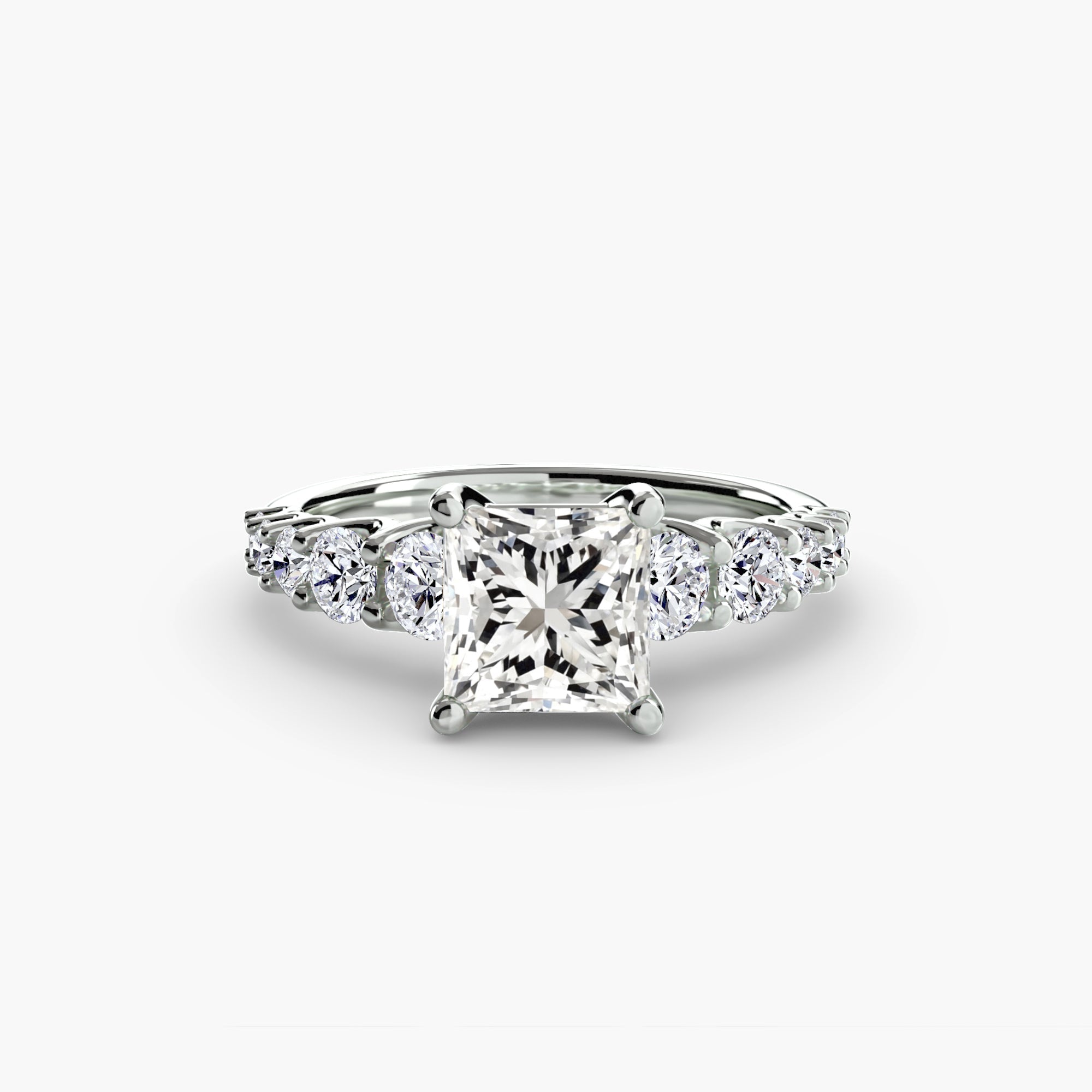 Brilliant Diamond Setting 1.38-ct Gold – side view