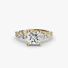 Natural Brilliant Diamond Setting 1.38 ct Gold – side view