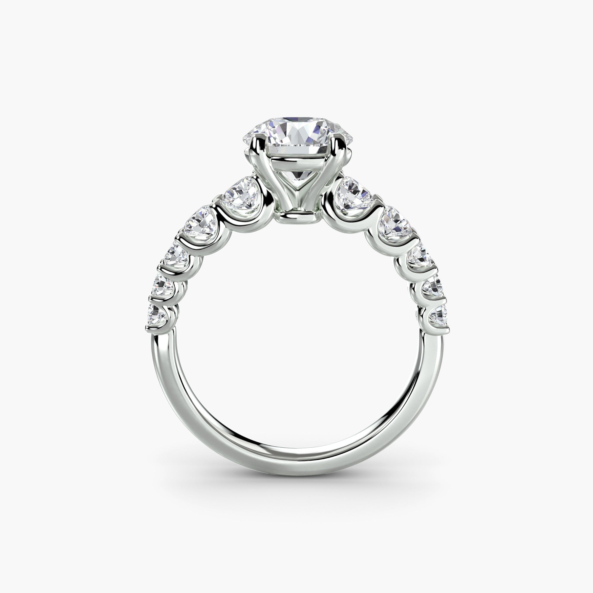 Natural Brilliant Diamond Setting – front view