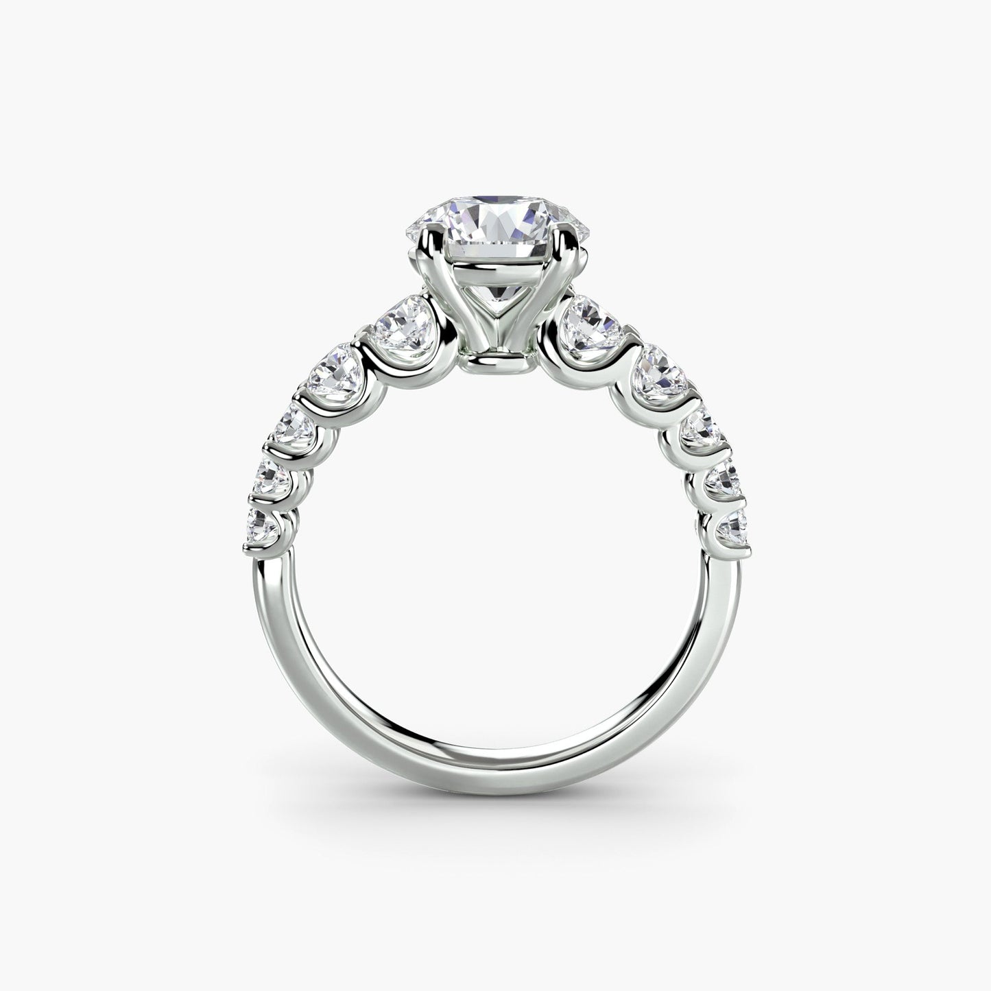 Natural Brilliant Diamond Setting – front view