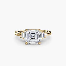 Earth-Mined Diamond Setting 0.17 ct Gold – close-up