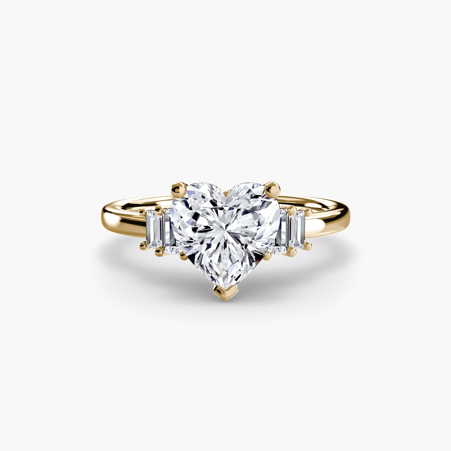 Earth-Mined Diamond Setting 0.17 ct Gold – detail view