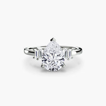Setting Gold with Diamond – top view