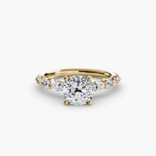 Real Brilliant Diamond Setting – angle view