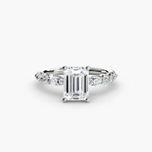 Real Brilliant Diamond Setting 0.29 ct Gold – back view
