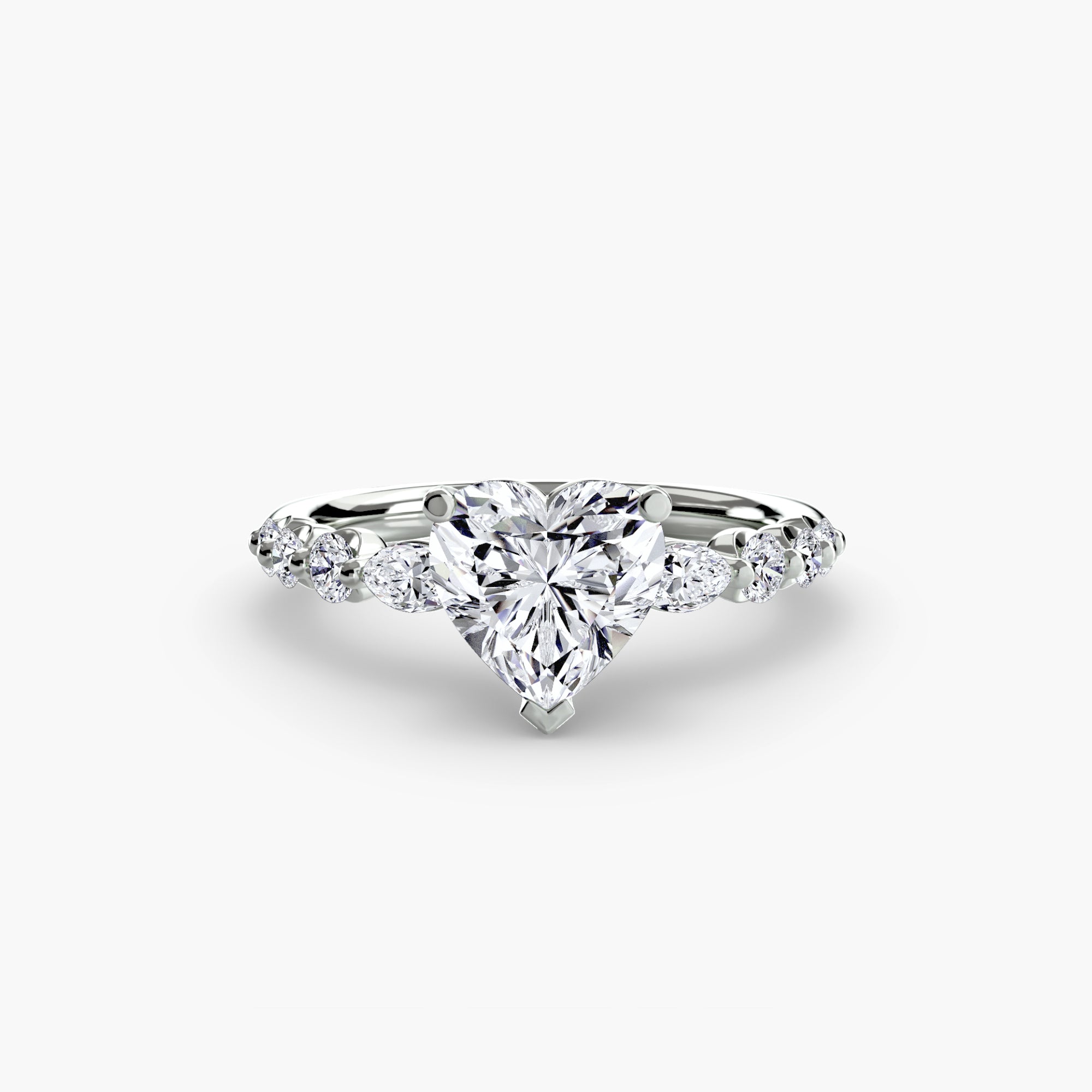 Brilliant Diamond Setting 0.29-ct Gold – detail view