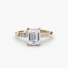 Authentic Precious Stone Setting ct Gold – back view