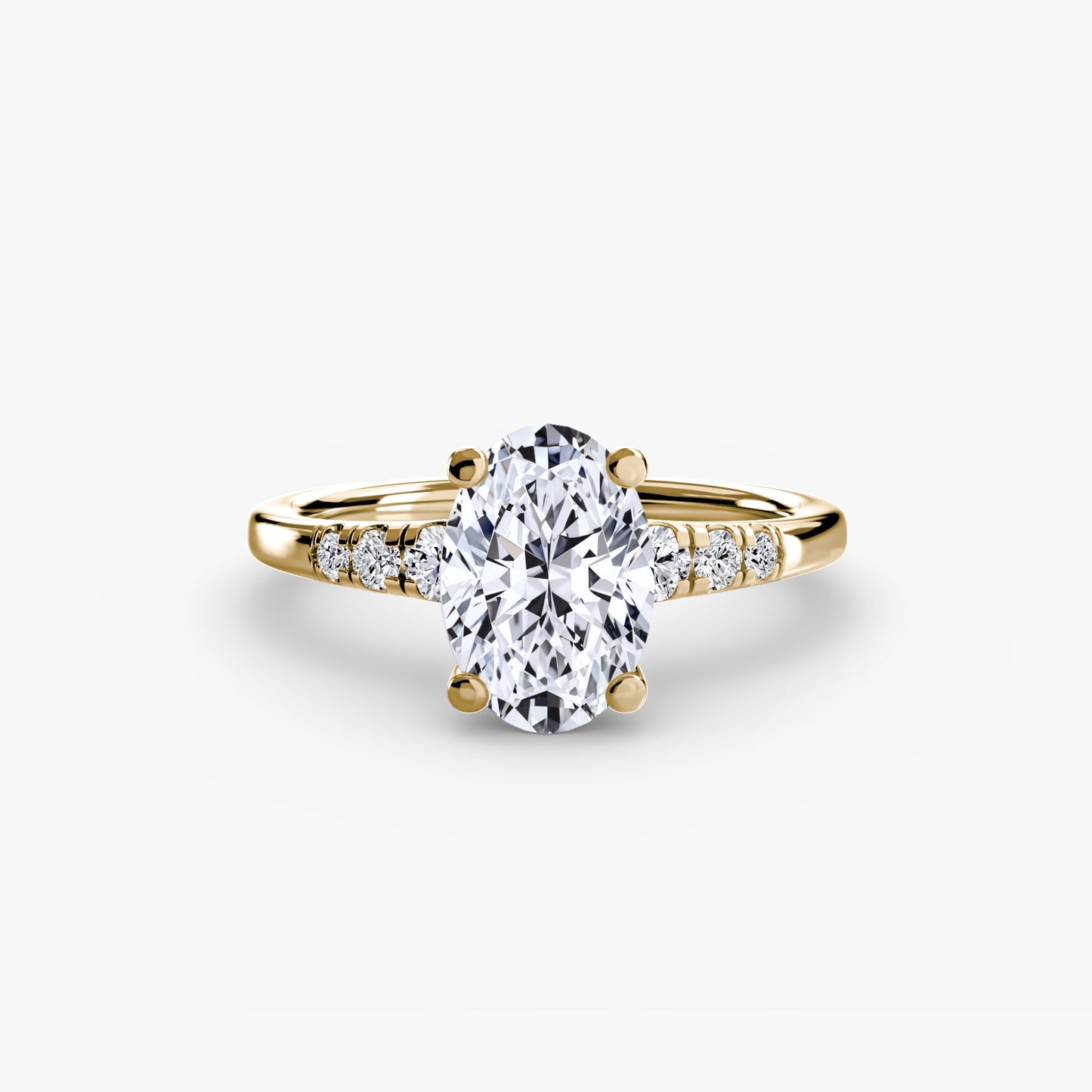 Authentic Precious Stone Setting ct Gold – profile view