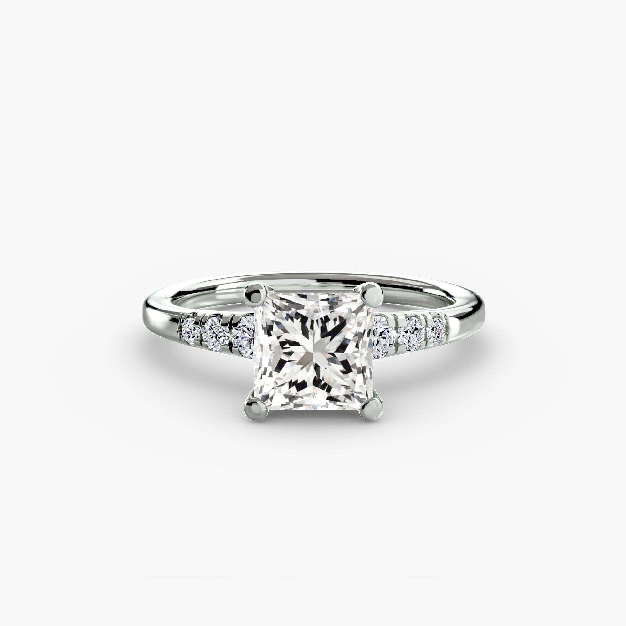 Precious Stone Setting -ct Gold – side view