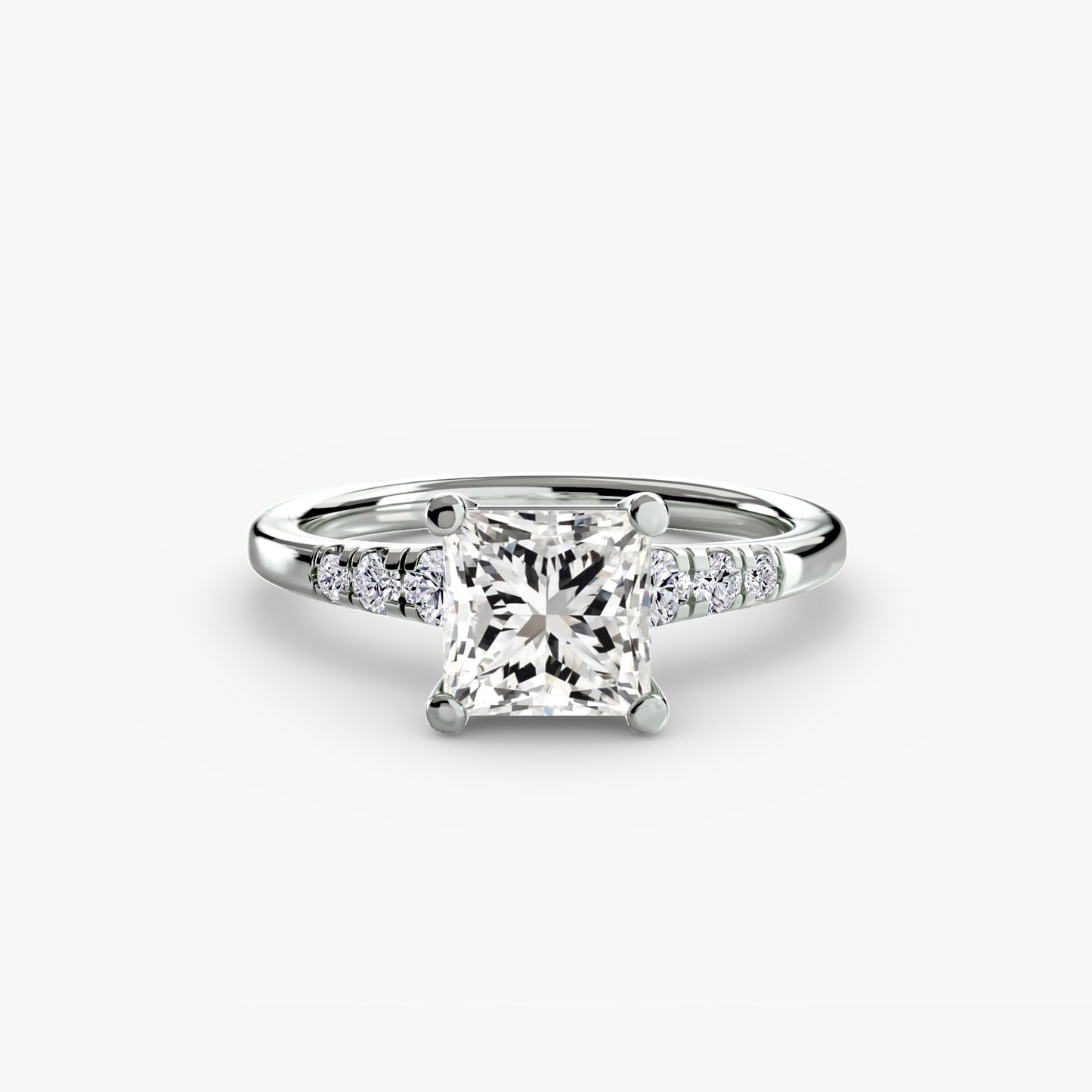 Precious Stone Setting -ct Gold – side view