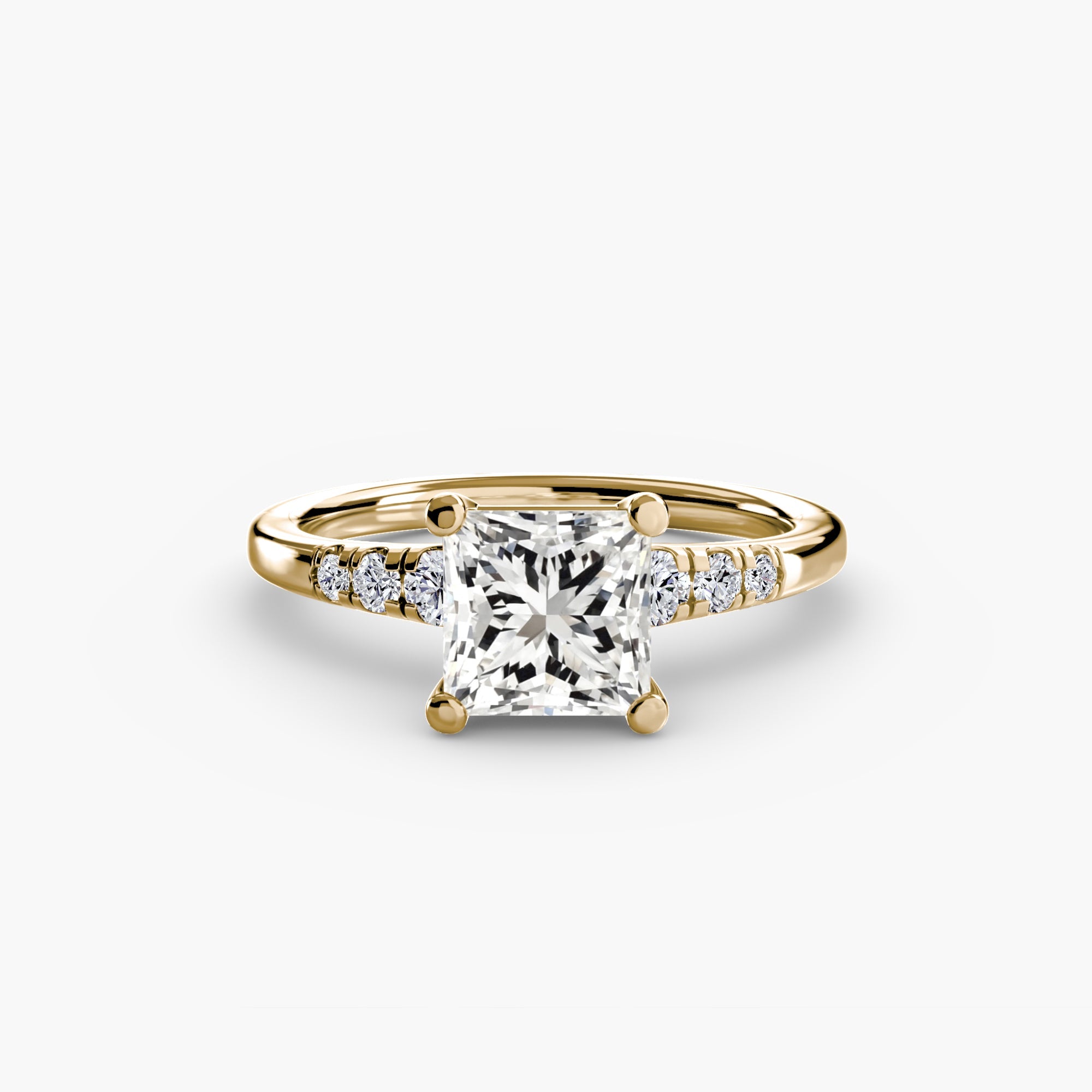 Precious Stone Setting -ct Gold – side view