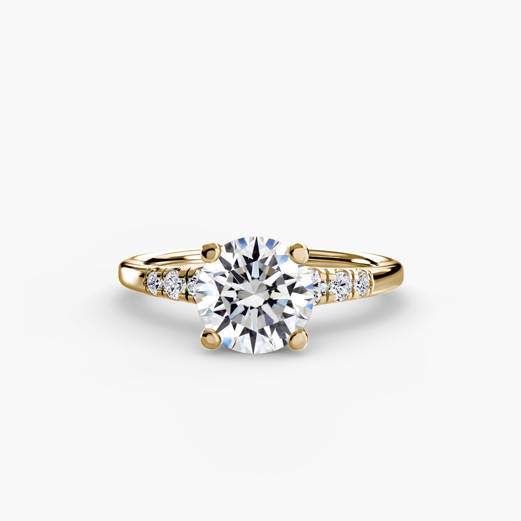 Exquisite Precious Stone Setting ct – front view