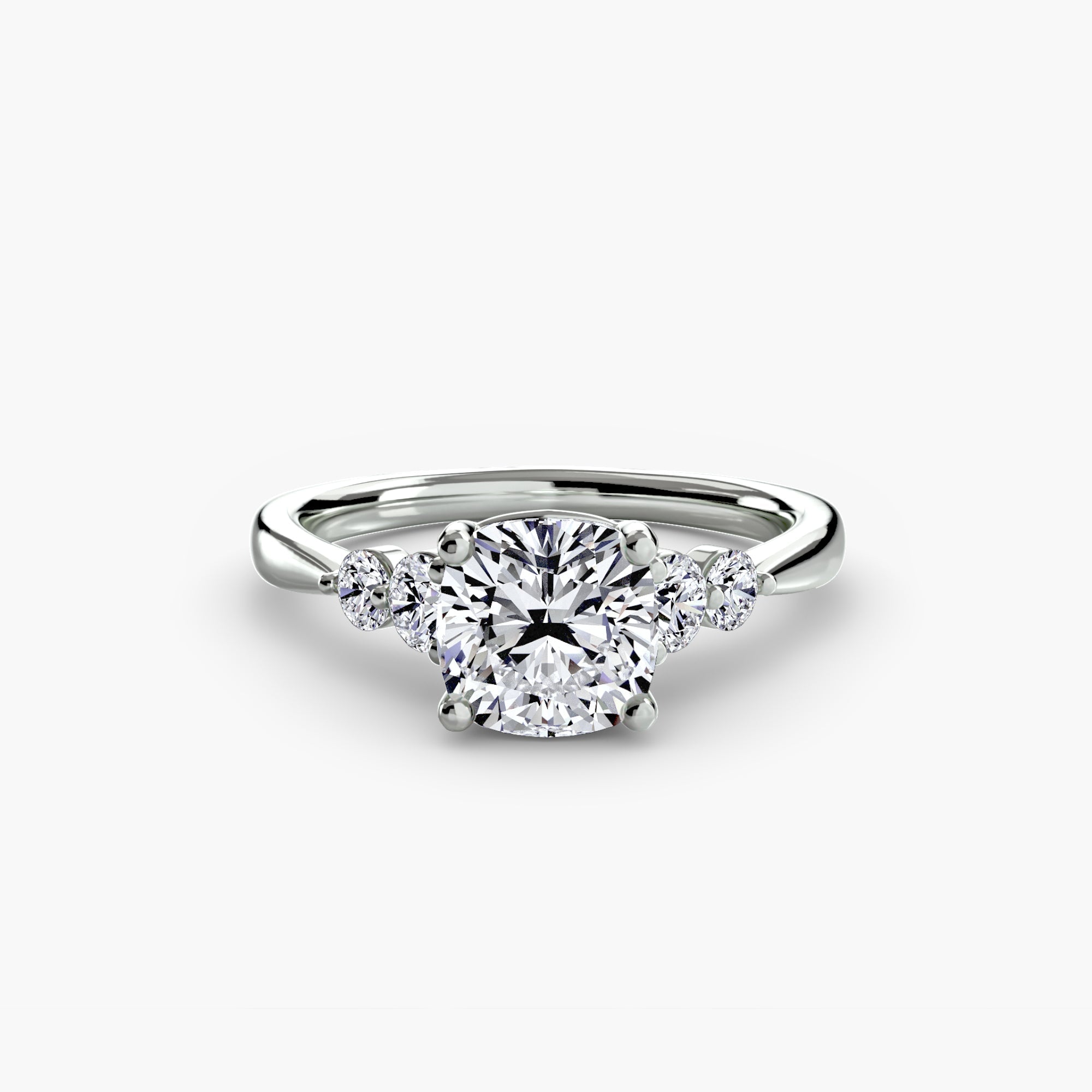 Earth-Mined Gemstone Setting – angle view