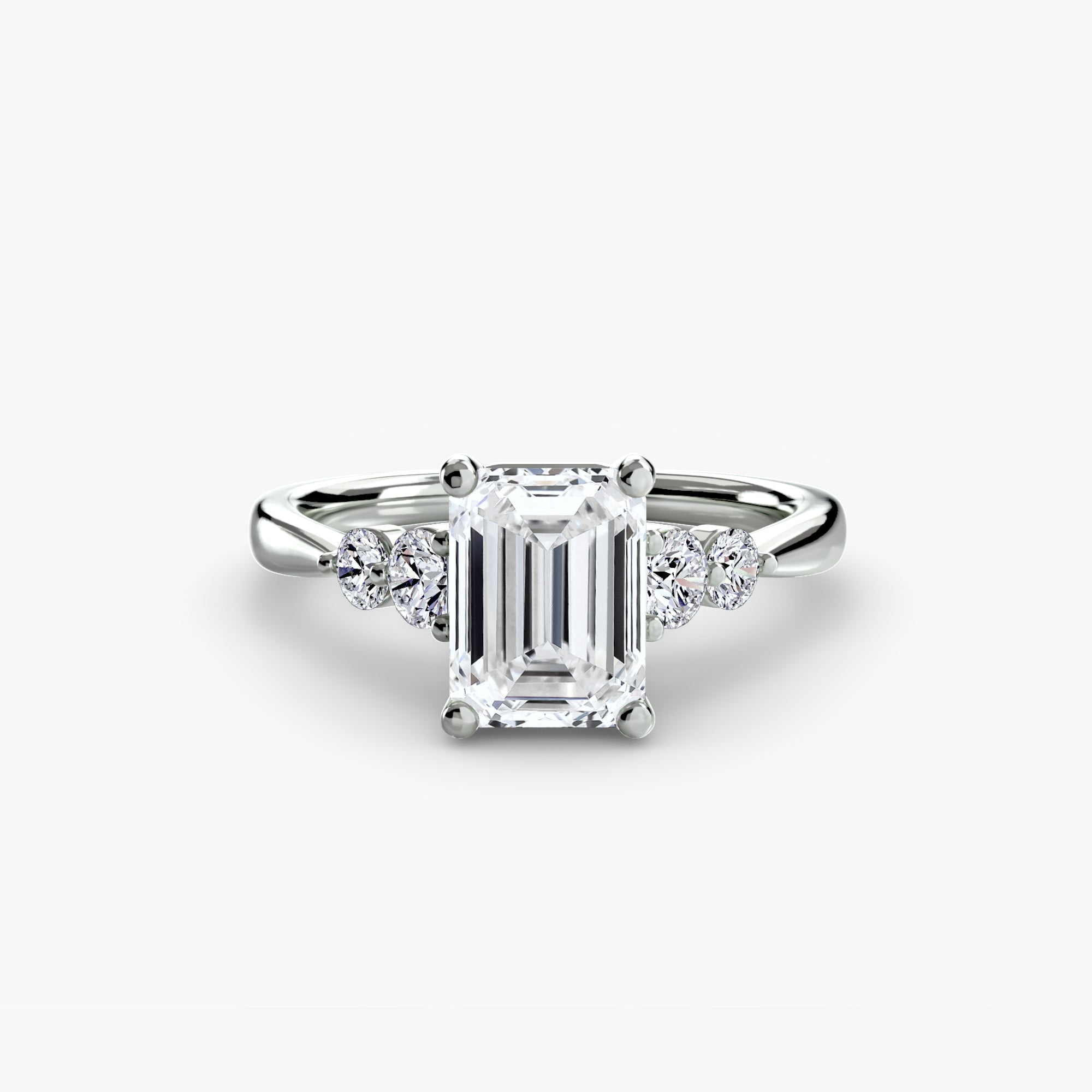 Earth-Mined Gemstone Setting – back view