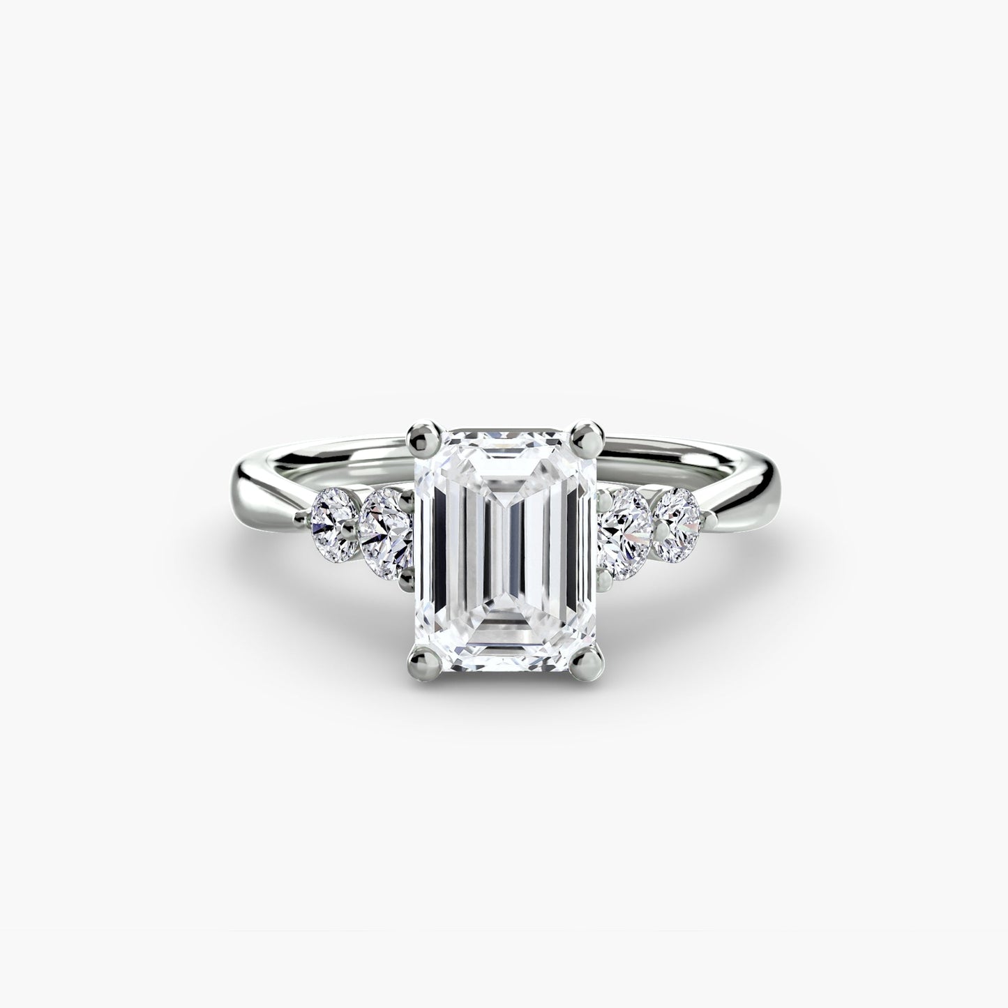 Earth-Mined Gemstone Setting – back view