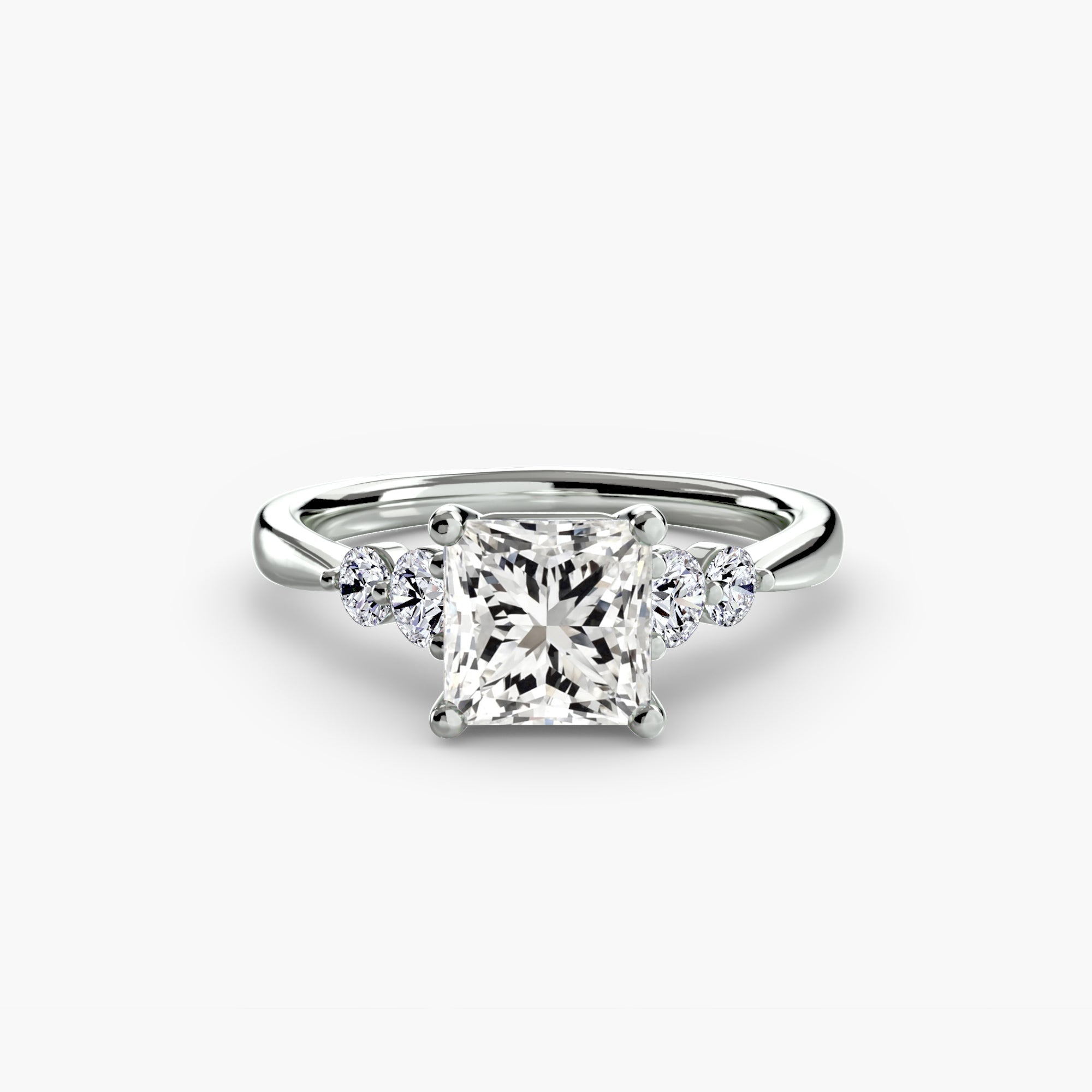 Earth-Mined Gemstone Setting – side view