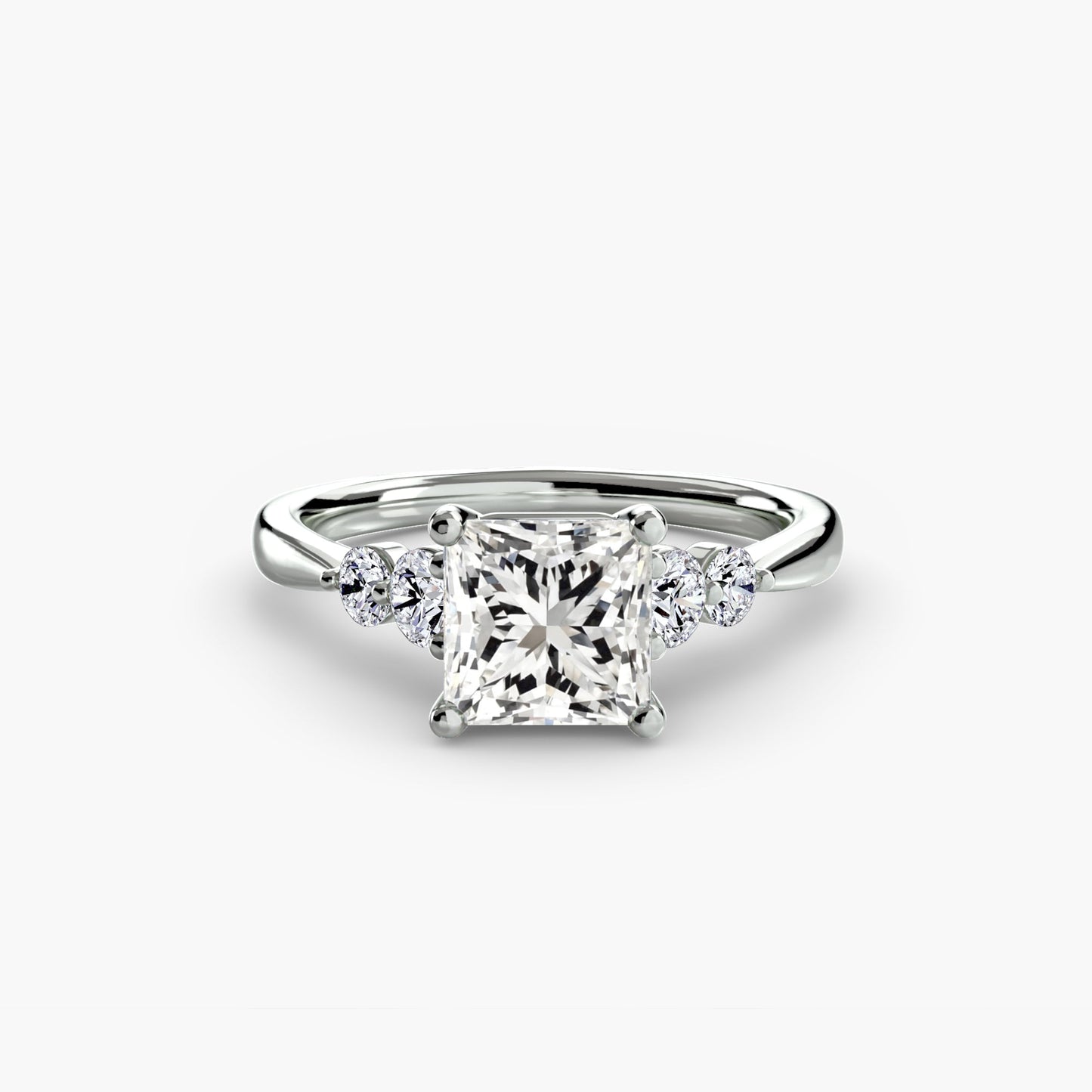Earth-Mined Gemstone Setting – side view