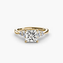 Earth-Mined Gemstone Setting ct Gold – side view