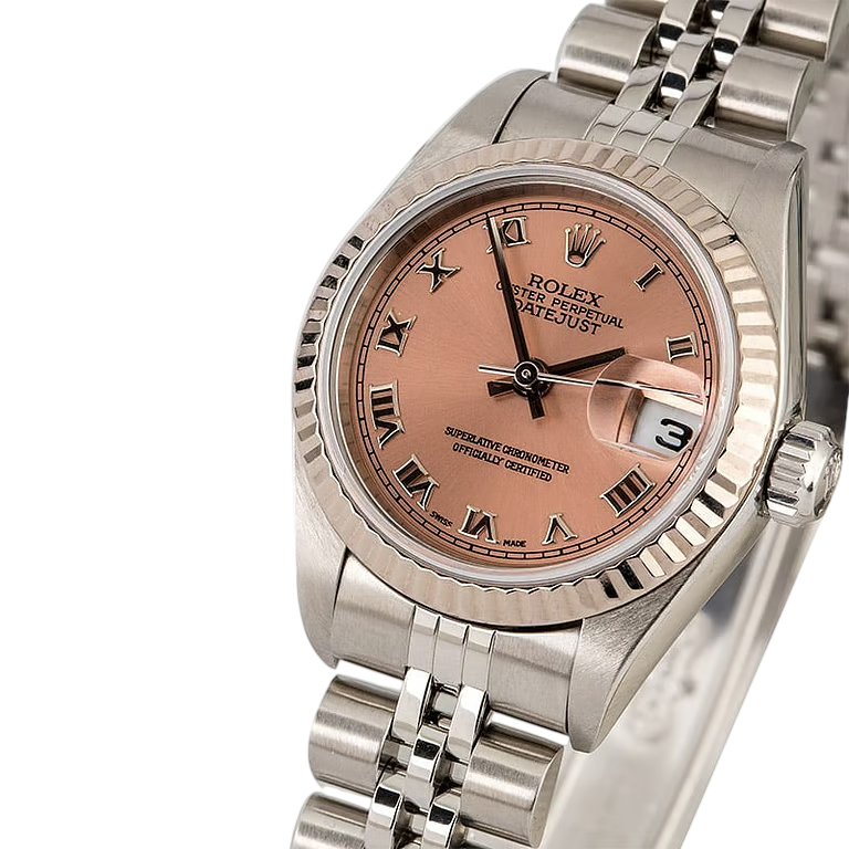 ROLEX LADY SALMON ROMAN DIAL WATCH