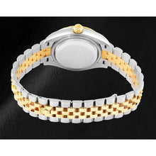 Real Brilliant Diamond Rolex ct Two-Tone 18K Gold – side view