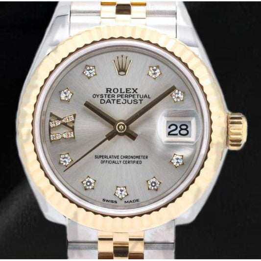 Brilliant Diamond Rolex -ct Two-Tone 18K Gold – main view