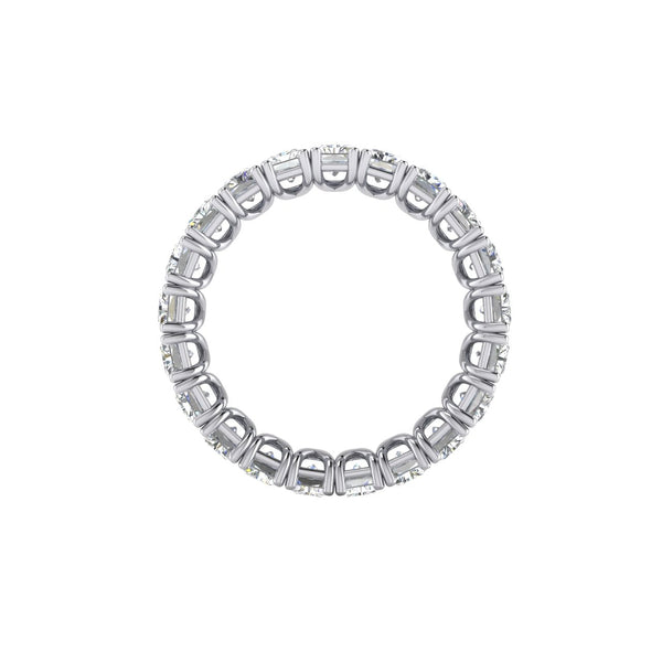 Radiant Cut Eternity Band 11 Ct. Gold Real Diamond Jewelry