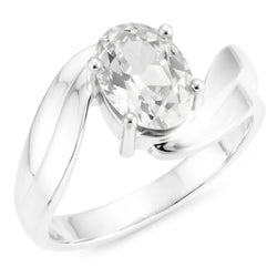 Radiant Twisted Shank Brilliant Diamond Solitaire Engagement