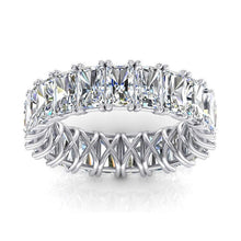 Radiant Cut Eternity Band 11 Ct. Gold Real Natural Earth Mined Diamond Jewellery