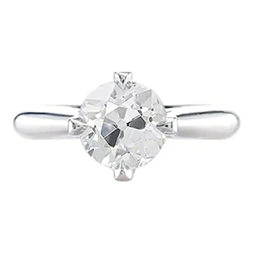 Real 1 Carat Diamond Solitaire Ladies Ring