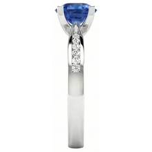 Real 2 Carat Sapphire Engagement Ring